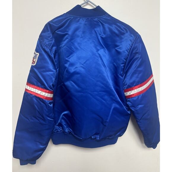 Vintage 80s-90s NFL New York Giants Starter Satin Jacket Size XL - Picture 2 of 5